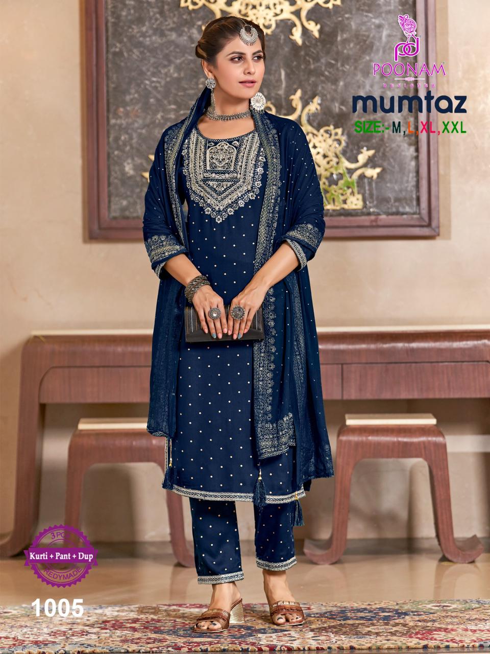 Poonam Mumtaz Festive Wear Wholesale Readymade Salwar Suits